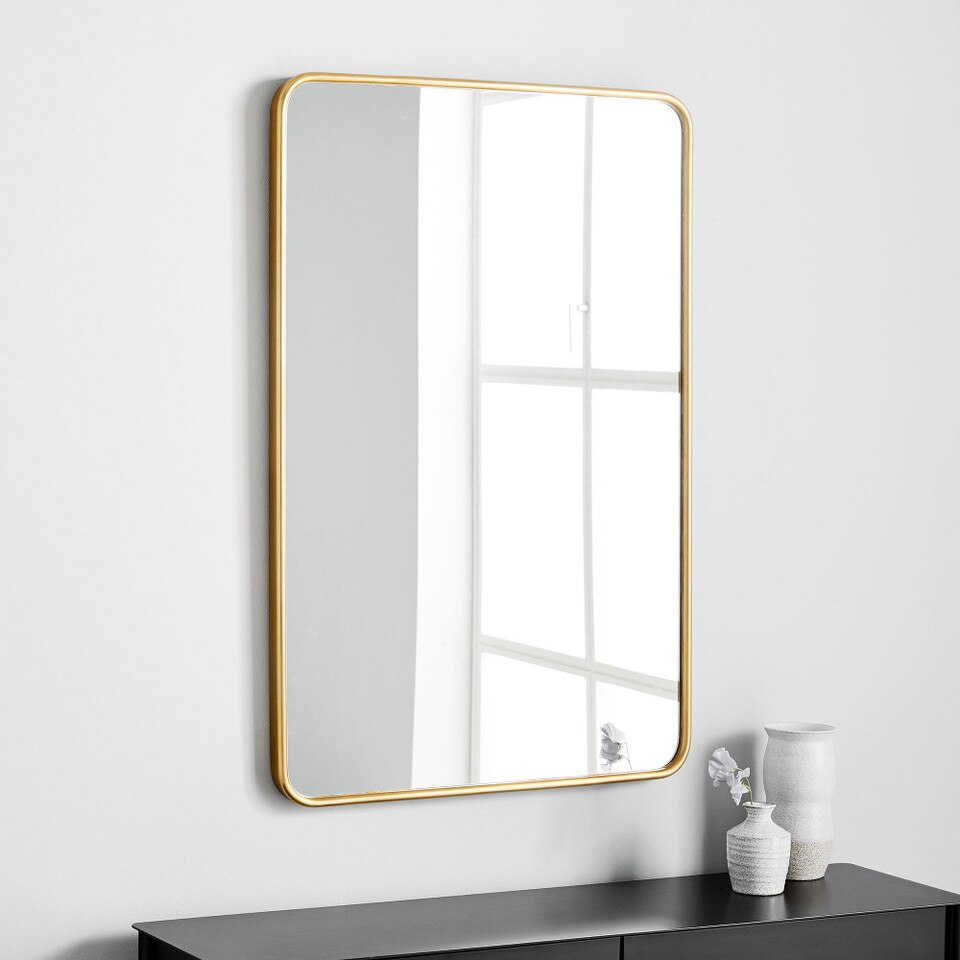 Modern Streamline Wall Mirror West Elm UK